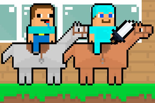 Noob vs Pro HorseCraft