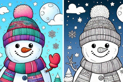 BTS Winter Coloring